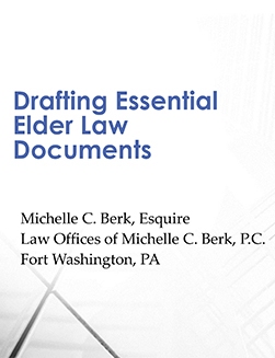 drafting essential elder law documents publication cover